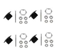 Engine Hood Lock Latch Bumper Quick Release Lock Latch Car Latch Push Button Hood Pin Lock Push Button Aluminum Alloy Hood Lock Catch(4pcs)