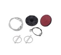 Engine Hood Lock Latch Hood Lock Catch 1Pair Hood Locks Engine Parts Car Racing Pin Latch Kit Lock Plate Appearance Modification(Black)