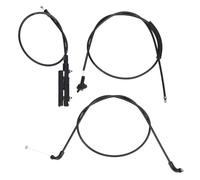 Engine Hood Release Cable Bowden Cable Kit Steel Rope PVC 51237197474 7 Series E65 E66 740i 750i 760Li Enhanced Vehicle Safety Hood Release Bowden Cable Smooth Operation