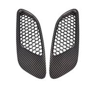 engine hood vent 2PCS Engine Hood Vent Louvers Air Scoop Bonnet Cover Intake Vehicle Personalization Decor Compatible With For E90 E91 E92 E93 M3(Black2)
