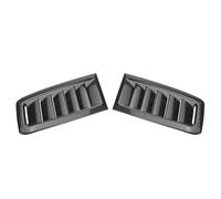 engine hood vent Universal Bonnet Air Vents Engine Hood Trim Car Front Vent Vehicle Personalization Decor For A4 A6 A8 Q3 Q5 Q7 RS5 RS6(Black1)