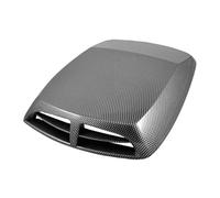 engine hood vent Universal Car Engine Hood Scoop Air Flow Intake Vent Cover Front Decoration 33x25cm Bonnet Vehicle Personalization Decor(Black2)