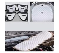Engine Hoods Insulation for Toyota for RAV4 2020-2024 Accessory Car Engine Hood Doors Cotton Sound Insulation Pad Trunk Soundproof Cotton Mat Trims Car Front Hood Sound(All 6Pcs)