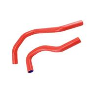 Engine Hoses Compatible with CRX 1988 1989 1990 1991 ED7/9 D16A9 Silicone Engine Radiator Coolant Water Hose Pipe Replacement Parts 2pcs(Red)
