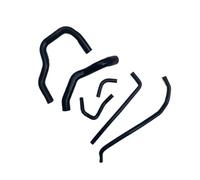 Engine Hoses Compatible with Jeep for Cherokee XJ 4.0L 6 Cylinder 1991-1995 1996 1997 1998 1999 2000 2001 Radiator Coolant Hose Upper Lower Pipe(Black,Size 6pcs)