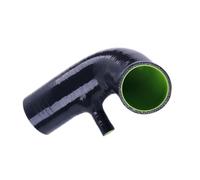 Engine Hoses Compatible with Mini for Cooper S R52 2005 2006 2007 2008 for R53 13721491743 Silicone Radiator Upper Intake Air Duct Hose Engine Tube(Black)