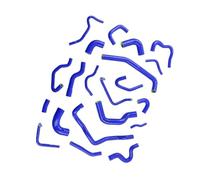 Engine Hoses Compatible with VW for Golf MK4 VR6 R32 3.2L 24V BFH BML 2002 2003 2004 2005 Silicone Engine Radiator Coolant Heater Hose Kit 21pcs