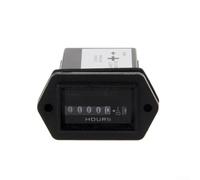 Engine Hour Meter with Quartz Oscillator for 12V 36V DC Systems on Tractors For Generators Excavators and Construction Site Machinery