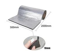 Engine Insulation pad 2000*500mm 5/10mm Car Soundproof Mat Proofing Deadener Heat Noise Insulation Deadening Hood Closed Cell Foam Accessorie Heat Cotton(400x250x10mm)