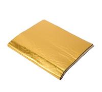 Engine Insulation pad Thick 5mm 8mm 10mm 50x30cm Car Automotive Heat Insulation Sound Deadener Pad Road Noise Dampener Thermal Mat Heat Cotton(11mm Aluminum Gold)