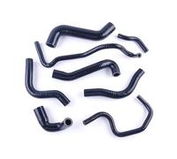 Engine Intercoolers Car Accessories Silicone Coolant Radiator Hose Pipe Kit for A3 S3 TT MK1 1.8T 225ps 2000 2001 2002 2003 2004 2005 2006(Black)