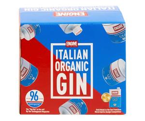 Engine Italian Organic Gin | 12 x 5cl Multipack | 42% vol | Juniper Hints with Floral Note of Roses and Balsamic Note of Sage and Lemon | Vegan & Gluten Free | Perfect in a Gin & Tonic, or a Negroni