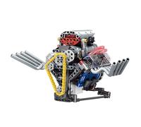 Engine Kits for Adults,Controllable Model Kit with Sound | Remote Control Building Blocks Sets with LED Lights Desk Collectible for Display Kids Adults Home Workshop Classroom Workplace Birthday