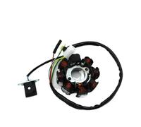 Engine magneto stator coil Motorcycle Stator Coil 8 Coil Pole AC Ignition Stator Magneto For GY6 50cc Engine Scooter Go Kart Buggy Moped ATV Quad