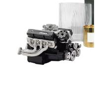 Engine Model Kit | Engine Statue | Creative Resin Craft Desk Ornament for Home Workplace Workshop Garage Hobby Collector Display Birthday