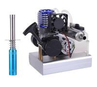 Engine Model Kit That Runs, Self-Made Low-Voltage Generator Model with Cooling Fan, Physics Science Experiment for Adult