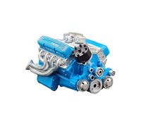 Engine Model - Small Resin Desktop Sculptures, Miniature Engineering Display, Realistic Motor Artwork | Home Office Desk, Science Classroom Decor, Garage Workshop Display, Collector Displays Shelf
