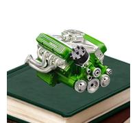 Engine Model - Small Resin Desktop Sculptures, Miniature Engineering Display, Realistic Motor Artwork | Home Office Desk, Science Classroom Decor, Garage Workshop Display, Collector Displays Shelf