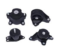 Engine Motor and Transmission Mount Set for Select Sedans 2.4L Automatic | Vulcanized Iron/Rubber Construction - Direct Replacement Mount Set for Select Sedans with 2.4L Automatic Transmission