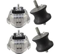 Engine Motor Mount Bracket for BMW 130i 325i 330i 335i X1 Z4 2005-2015 | 4PCS Left Right Engine Mounting Transmission Mount Engine Mount 22116760330 22316799331