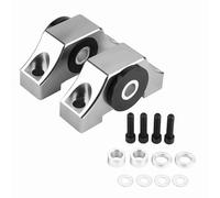 Engine Motor Mount Bracket Kit Multicolor Aftermarket Replacement High Strength Aluminum Alloy for D15 D16 B16 B18 B20 from 1992 to 2000 with Six Color Options (Silver)