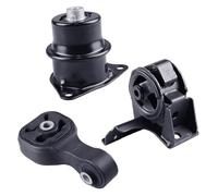 Engine Motor Mounts Set 3-Pack, Compatible with 2009-2013 Fit 1.5L L4 Manual Transmission, Replacement for A65013 A65001HY A4563