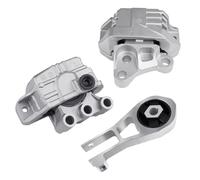 Engine Mount 3Pcs Engine Motor & Transmission Mount Fit For Jeep Compass 2.4L 2017-2020 Replacement Fit For 68258599AA,68363755AA,68363756AA Front Engine Mount