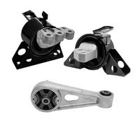 Engine Mount Bracket Compatible with Chevrolet for Spark 1.2L 2011 2012 2013 2014 2015 95136669 96686002 3Pcs Engine Trans Mount Automotive Parts Replacement
