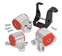 Engine Mount Bracket for Civic B16 B18 B20 B18A B18C EK 1996-2000 Car Engine Swap Mount Kit 3-Bolt Left Motor Mounts Vehicle Parts(Red)