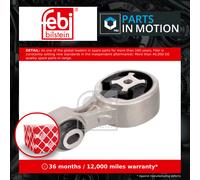 Engine Mount fits NISSAN X-TRAIL T32 1.6D Rear Right 14 to 19 R9M Mounting Febi