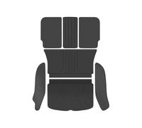 Engine Mount Set Fit for Tesla Rear Leather Seat Backrest Protective Pad Trunk Mat Anti-Kick Pad Car Interior Accessories Engine Motor Mounta(Black)