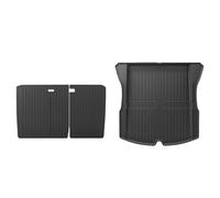 Engine Mount Set Fit for Tesla Rear Seat Backrest Protective Pad Trunk Mat Cargo Liner Anti-Kick Pad Car Accessories Engine Motor Mounta(Trunk mat 3pcs)