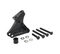 Engine Mounting for K-Series K20A K20Z K24A K24Z Black Silver Engine Mount Bracket Set(Black)