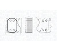 MAGNETI MARELLI 350300000500 Engine oil cooler