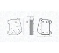 Oil Cooler, engine oil for MERCEDES-BENZ W245 MAGNETI MARELLI 350300001700