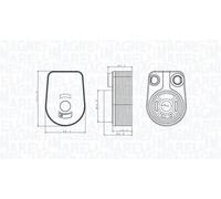 MAGNETI MARELLI 350300002800 Engine oil cooler