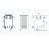 MAGNETI MARELLI 350300003300 Engine oil cooler