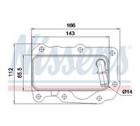 Engine Oil Cooler Fits Jaguar XE E-Pace F-Pace AVA Clever Choice AU3367