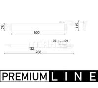 MAHLE CLC 224 000P Engine oil cooler