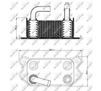 ENGINE OIL COOLER NRF OE QUALITY REPLACEMENT 31296