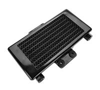 Engine Oil Cooler Radiator, Upgrade 125ml Motorcycle Engine Oil Cooler Cooling Radiator for 125CC-250CC Engines Aluminum(Negro)