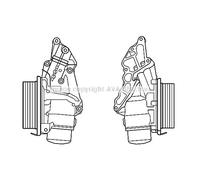 Engine oil cooler Water-cooled MS3688H AVA QUALITY COOLING for MERCEDES-BENZ SLK