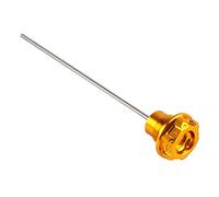 Engine Oil Dipstick Dip Stick Plug For Suzuki DRZ 400 400E 400S 2000-2021 DRZ-400SM 2005-2021 Kawasaki KLX400 2000-2019(Gold)