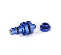 Engine Oil Drain Valve with Aluminum Alloy Construction Ribbed Easy Grip Spigot Leak Resistant Seal for Full Size Pickup Muscle Home Garage, Blue