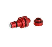 Engine Oil Drain Valve with Quick Drain Spigot Aluminum Alloy Leak Resistant Plug for Full Size Pickup Muscle Home Garage Maintenance, Red