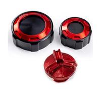 Engine Oil Filler Cap Plug For Tracer9 Gt Tracer 9 Gt TRCAER9GT Accessories Front And Rear Brake Fluid Tank Caps Reservoir Cap Protection Filler Cap(Red,B)