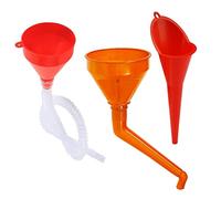 Engine Oil Filling Funnel Garage Car Funnel Set Long Mouth Funnels Universal Funnel Portable Gasoline Engine Funnel with Filter Screen for Change Motorcycle Car Farm Machine Automotive oil,3Pcs