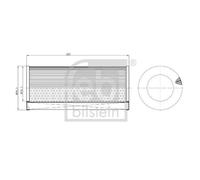 Engine Oil Filter Febi 186038