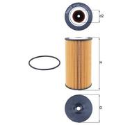 Oil Filter fits AUDI S4 B6, B7 4.2 03 to 09 Mahle 077115401AA 077115401AC New