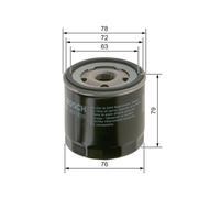Engine Oil Filter Fits Chrysler Neon Le Baron Pt Cruiser Bosch F 026 407 229